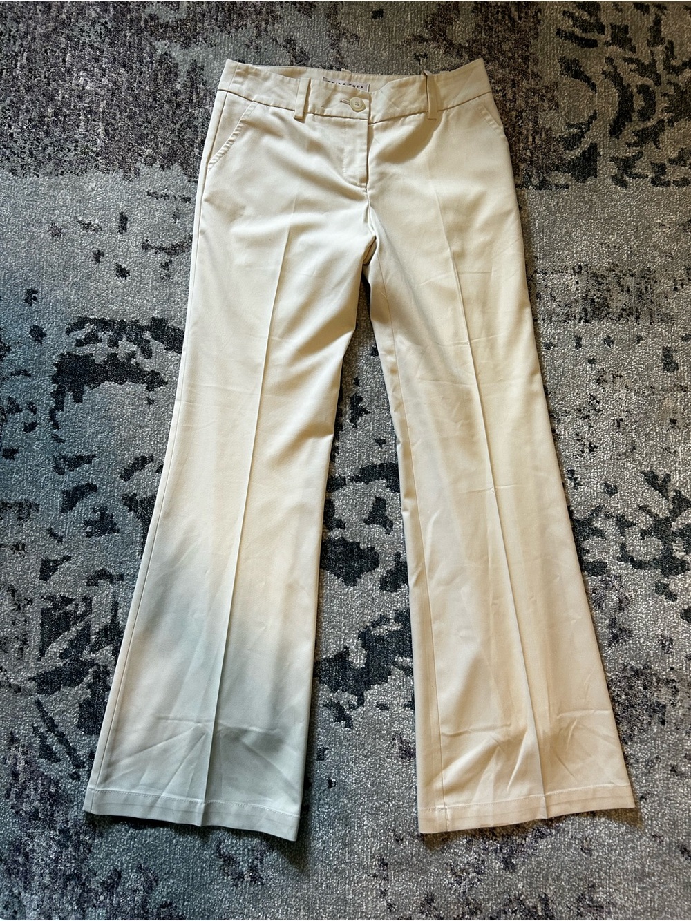 Trina Turk Cream Tailored Slacks
